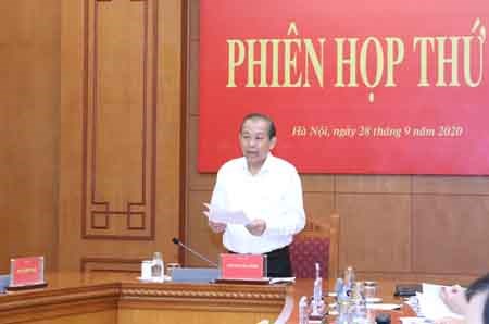 Phó Thủ tướng Trương Hòa Bình chủ trì họp BCĐ cải cách tư pháp Trung ương - ảnh 1